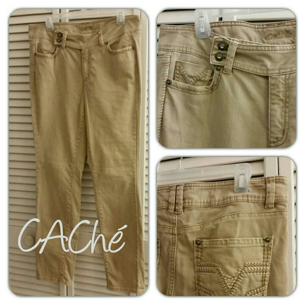 Caché embellished jeans size 8